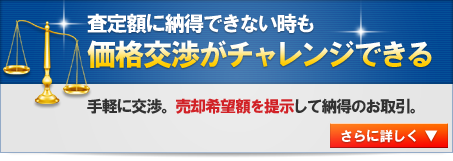 価格交渉がチャレンジできる